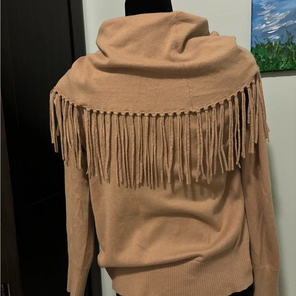 Michael Kors Cream Cowl & Turtlenecks Sweater - Picture 2 of 4